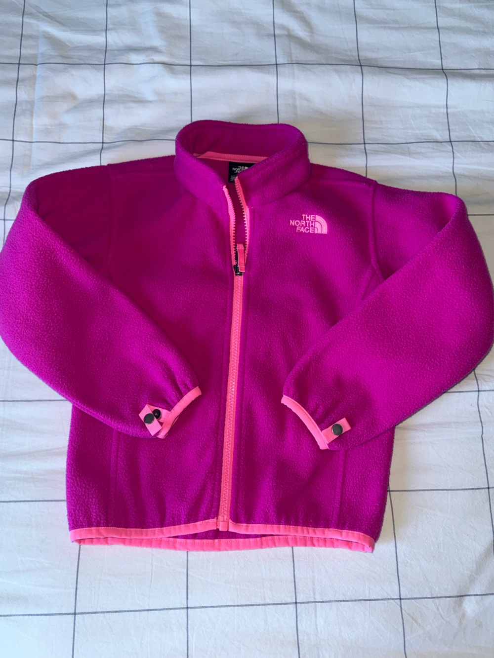 The North Face Kids Bright Magenta Fleece Jacket